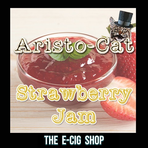 The E-Cig Shop Chesterfield Aristo-Cat Cupcake World Strawberry Jam Concentrate