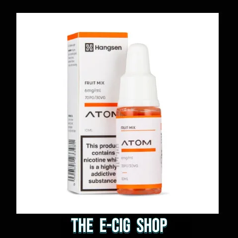 The E-Cig Shop Chesterfield Hangsen Atom 10ml e-liquid Fruit Mix