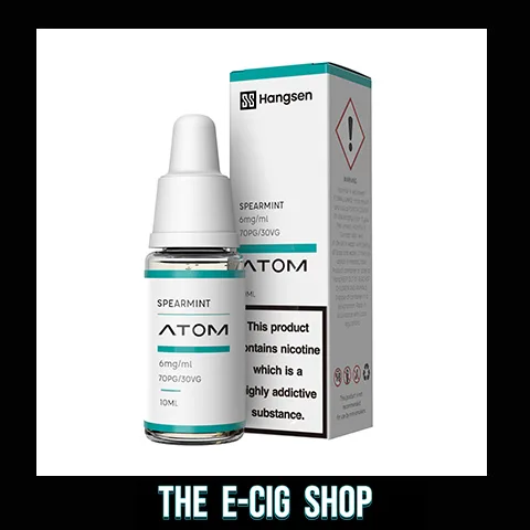 The-E-Cig-Shop-Chesterfield-Hangsen-Atom-10ml-e-liquid-Spearmint