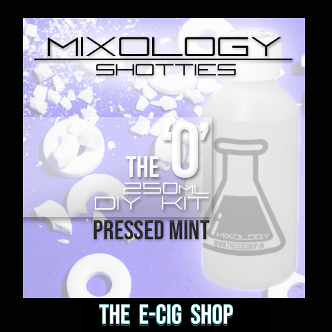 The E-Cig Shop Chesterfield UK Mixology 250ml Shotties Bottle shot The O