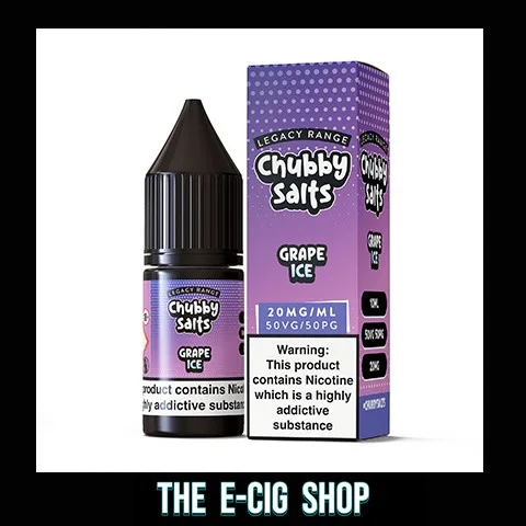 The-E-Cig-Shop-Chesterfield-UK-Exceptional-Vapes-Chubby-Salts-Legacy-Range-10ml-Nicotine-Salt-grape-ice