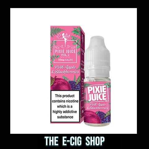 The E-Cig Shop Chesterfield Alchemist Cupboard Pixie Juice vol 2 Pink Apple Blackberries nic salts