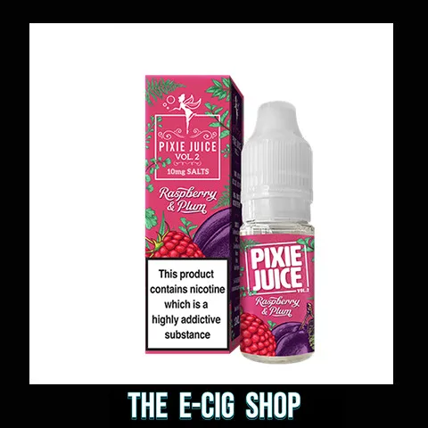 The E-Cig Shop Chesterfield Alchemist Cupboard Pixie Juice vol 2 Raspberry Plum nic salts