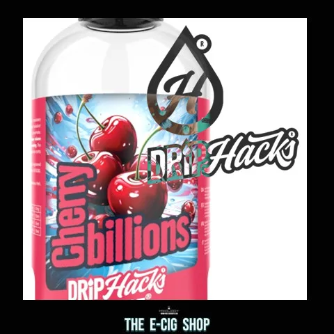 The E-Cig Shop Chesterfield Drip Hacks oneshot one shot flavour concentrates Cherry Billions