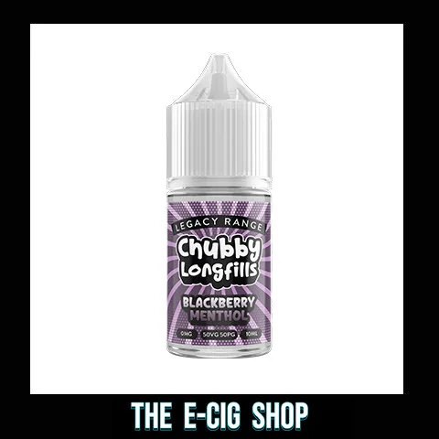 The E-Cig Shop Chesterfield Exceptional Vapes 30ml Chubby Longfill Blackberry Menthol