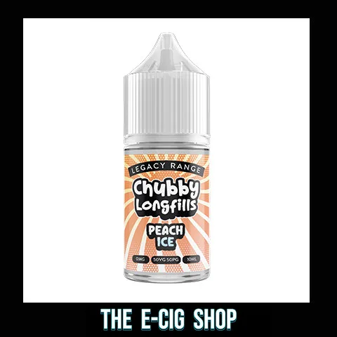 The E-Cig Shop Chesterfield Exceptional Vapes 30ml Chubby Longfill Peach Ice
