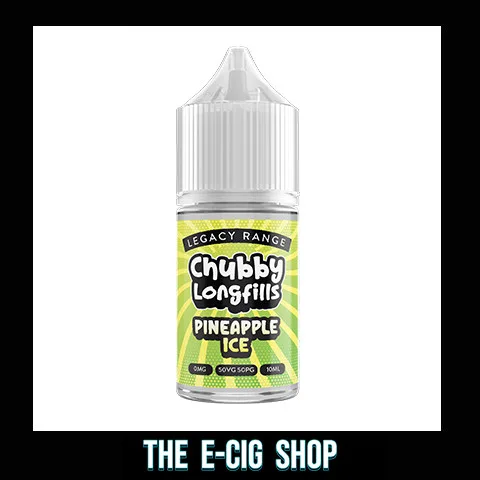 The E-Cig Shop Chesterfield Exceptional Vapes 30ml Chubby Longfill Pineapple Ice