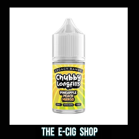 The E-Cig Shop Chesterfield Exceptional Vapes 30ml Chubby Longfill Pineapple Peach Mango