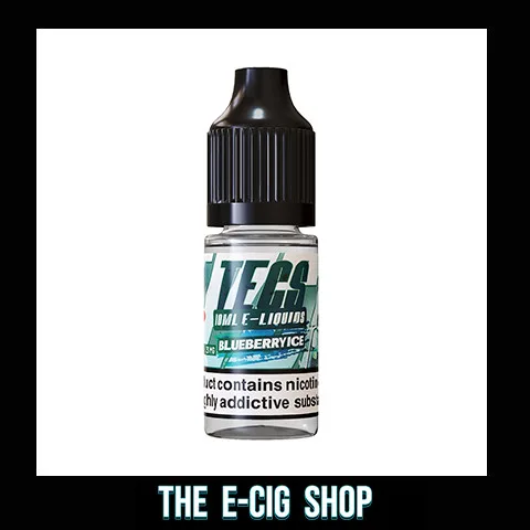 The E-Cig Shop Chesterfield TECS 10ml Freebase E-Liquids Blueberry Ice