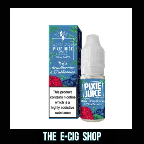 The E-cig Shop Chesterfield Alchemist Cupboard Pixie Juice vol 2 Wild Strawberry Blueberries salts 10ml