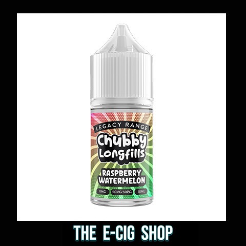 The E-Cig Shop Chesterfield Exceptional Vapes Chubby 30ml longfill Raspberry Watermelon