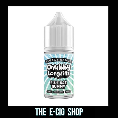 The E-Cig Shop Chesterfield Exceptional Vapes Chubby Longfill Blue Raz Gummy