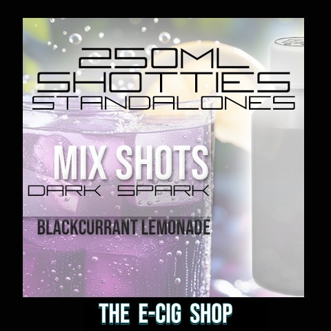 The E-Cig Shop Chesterfield 250ml DIY bottle mix shot standalone Dark Spark