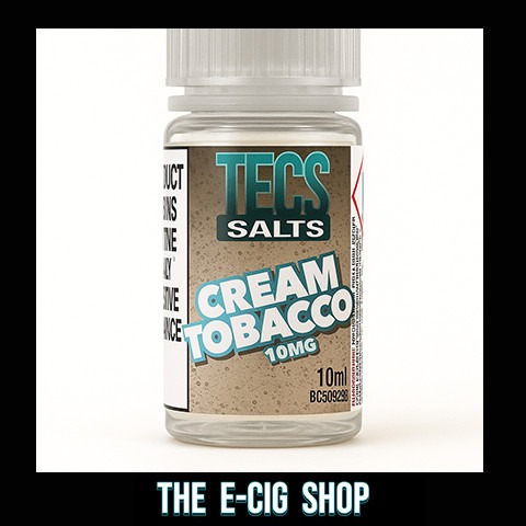 The E-Cig Shop Chesterfield TECS Salts nicotine e-liquids Cream Tobacco