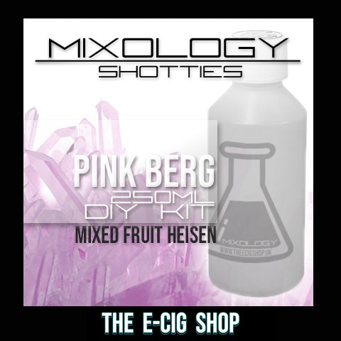 The E-Cig Shop Chesterfield 250ml diy e-liquid shottie kit pink berg flavour
