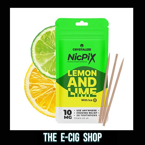 The E-Cig Shop Chesterfield Drip Hacks NicPix Nicotine toothpicks Lemon Lime