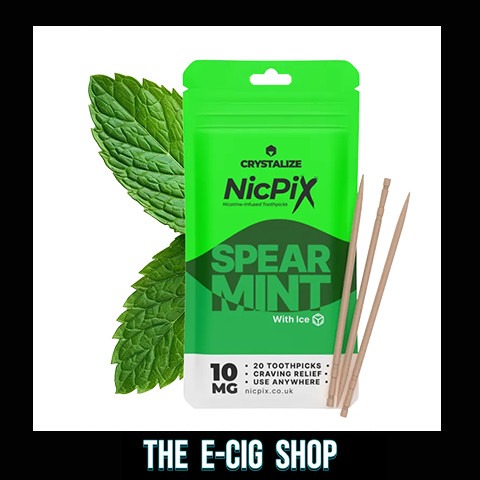 The E-Cig Shop Chesterfield Drip Hacks NicPix Nicotine toothpicks Spearmint