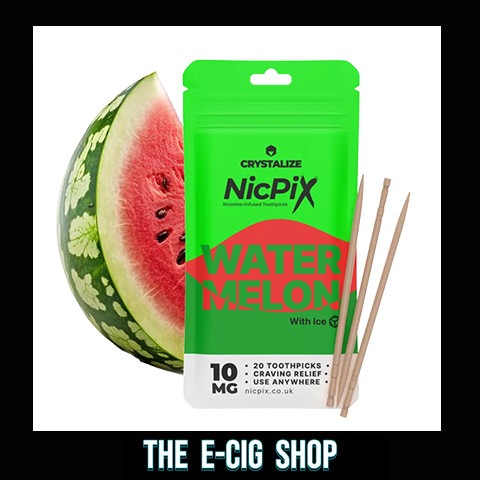 The E-Cig Shop Chesterfield Drip Hacks NicPix Nicotine toothpicks Watermelon