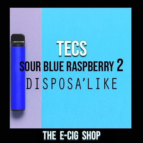 The E-Cig Shop Chesterfield TECS Disposa'like Sour Blue Raspberry version 2