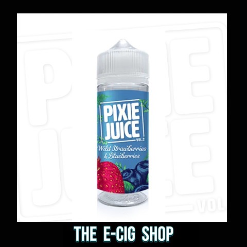 the E-Cig Shop Chesterfield Alchemist Cupboard Pixie Juice Vol.2 Shortfill Wild Strawberries Blueberries