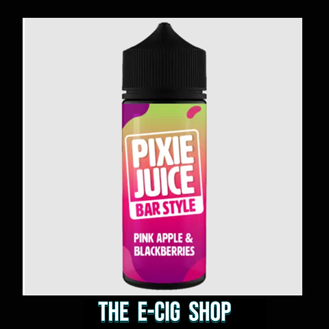 The E-Cig Shop Chesterfield Alchemist Cupboard Pixie Juice Vol.2 Bar Style 100ml Shortfill E-Liquid Pink Apple Blackberries