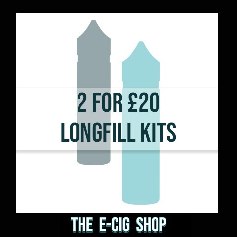 2 FOR £20 LONGFILL KITS