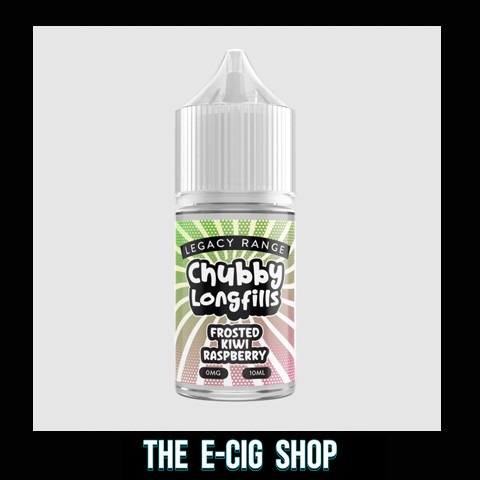The E-Cig Shop Chesterfield Exceptional Vapes Chubby 30ml longfill Frosted Kiwi Raspberry