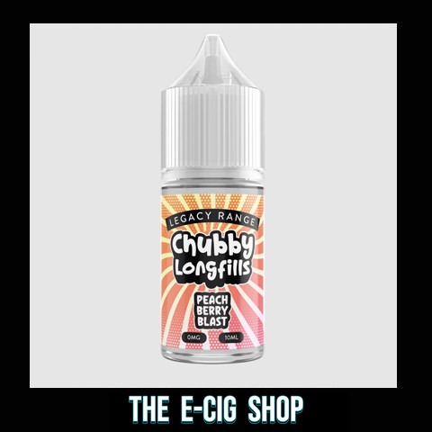 The E-Cig Shop Chesterfield Exceptional Vapes Chubby 30ml longfill Peach Berry Blast