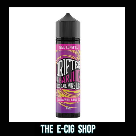 The E-Cig Shop Chesterfield Juice Sauz Drifter Bar Juice Longfill Kiwi Passionfruit Guava