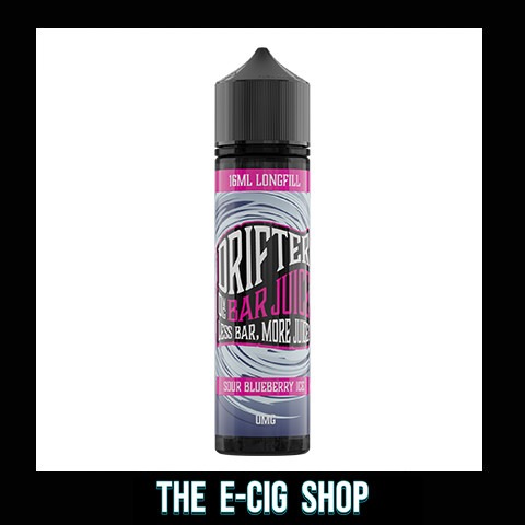 The E-Cig Shop Chesterfield Juice Sauz Drifter Bar Juice Longfill sour Blueberry ice