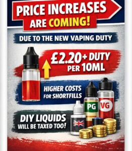 The E-Cig Shop Chesterfield Vape Duty Tax 2026 1