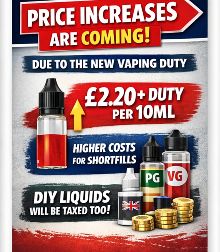 The E-Cig Shop Chesterfield Vape Duty Tax 2026 1
