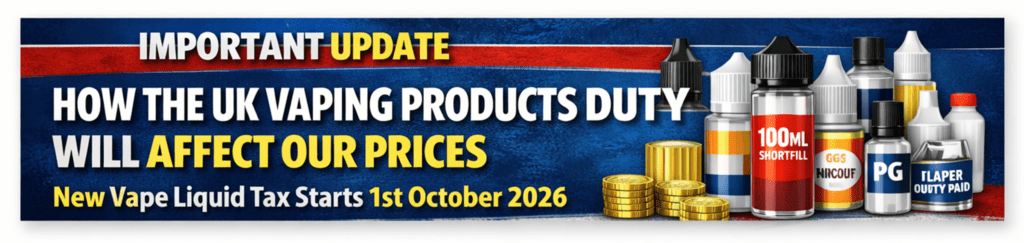 Vaping Tax 2026 Banner Large