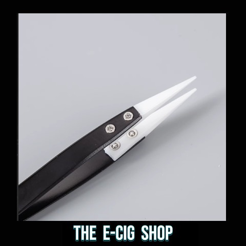 The E-Cig Shop Chesterfield Ceramic Tip Elbow Tweezers straight pointed